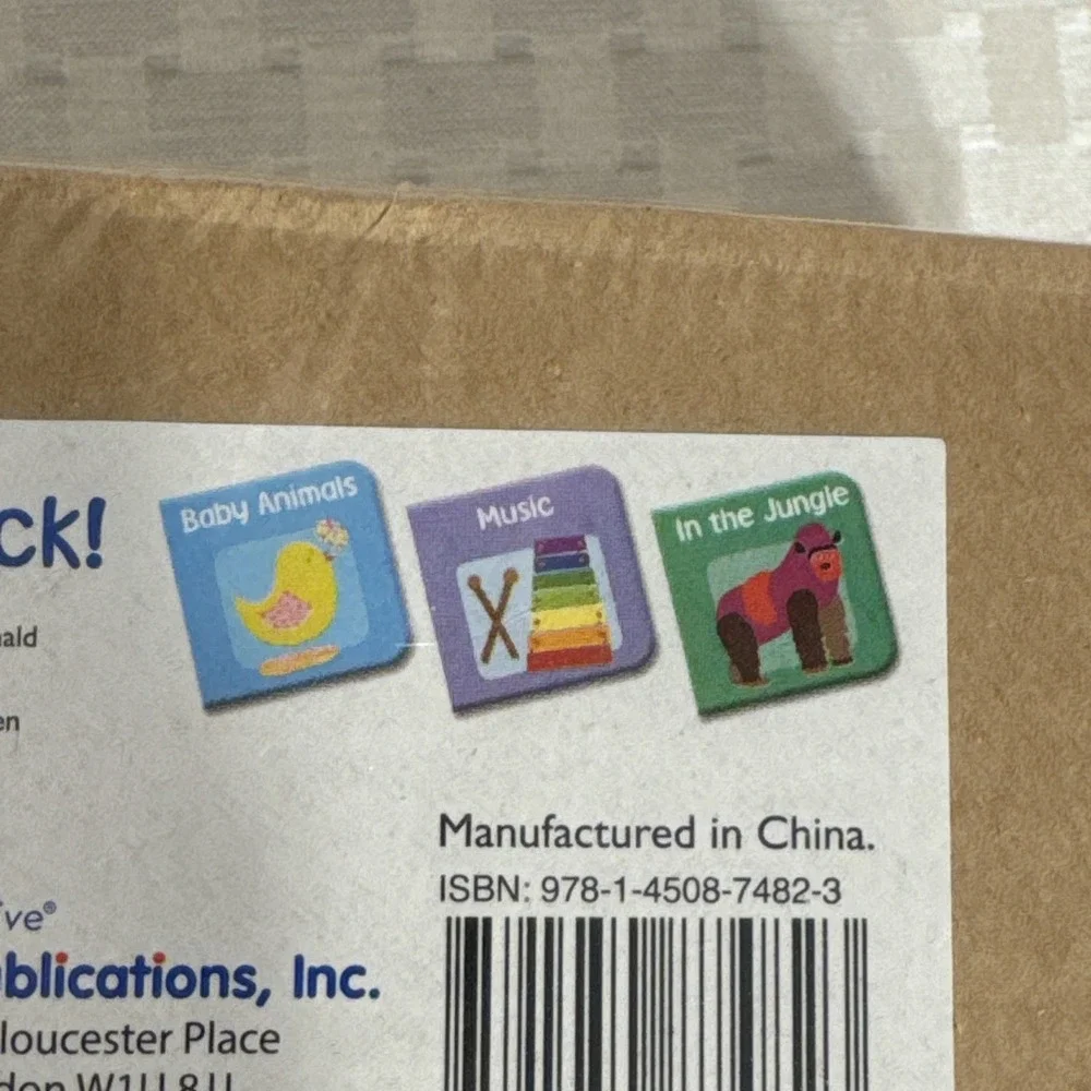 24 Mini Book Block Kid Board Book Lot Phoenix International Children Toddler NEW